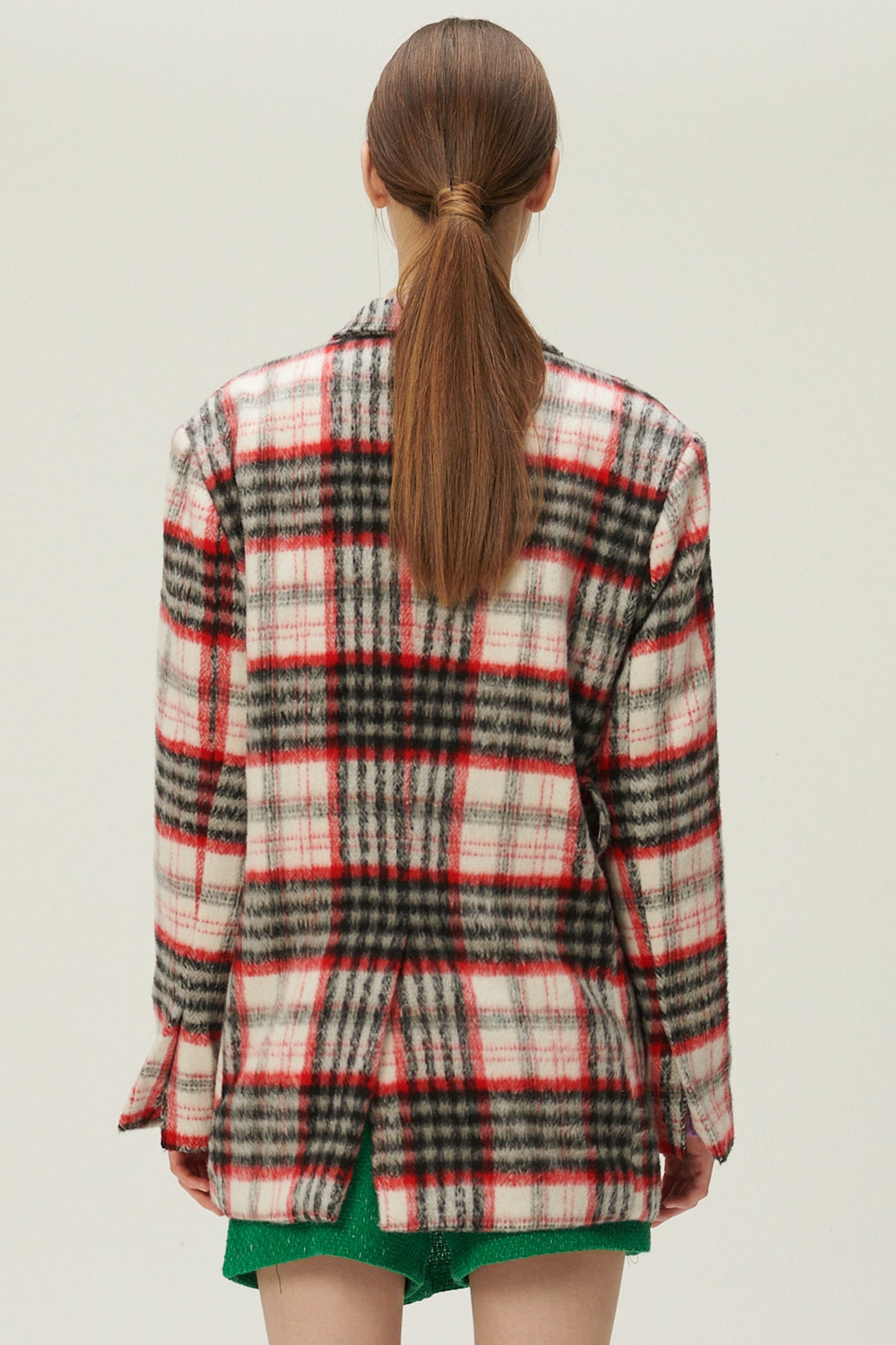 storets.com Caroline Plaid Coat w/Belt