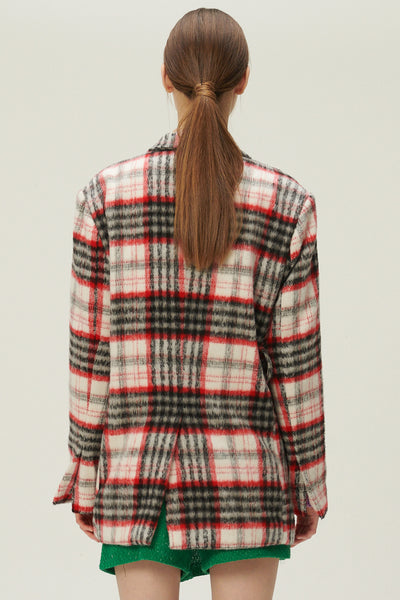 storets.com Caroline Plaid Coat w/Belt