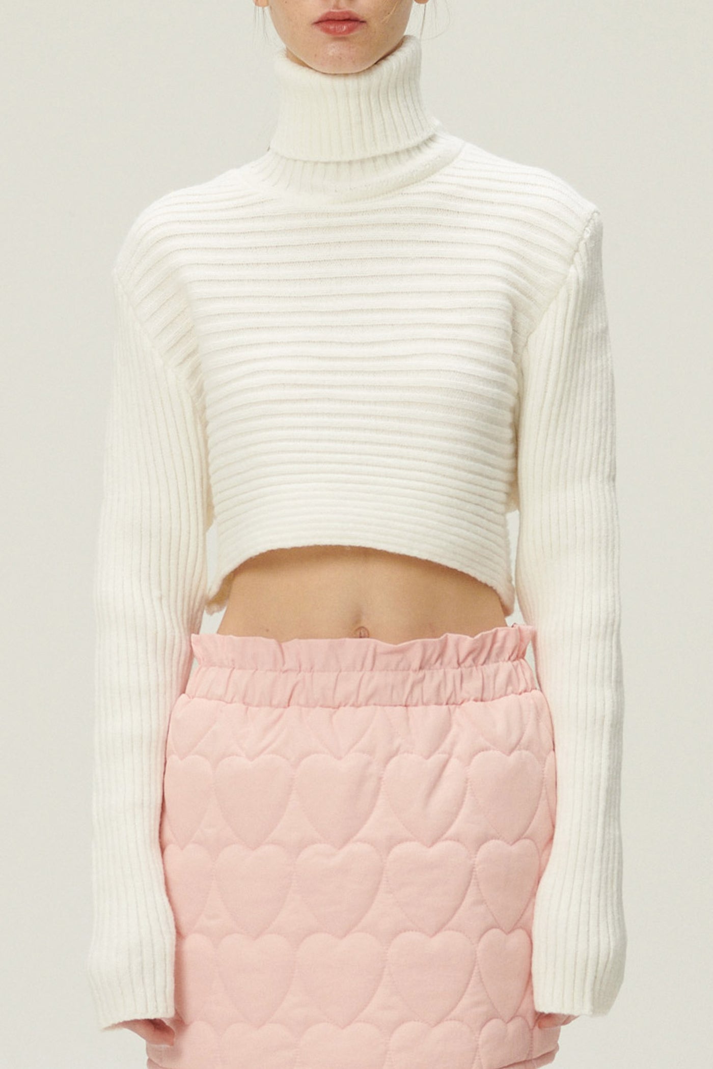 storets.com Hannah High Neck Ribbed Sweater