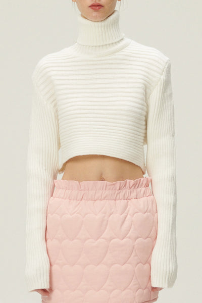 storets.com Hannah High Neck Ribbed Sweater