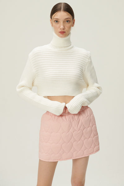 storets.com Hannah High Neck Ribbed Sweater