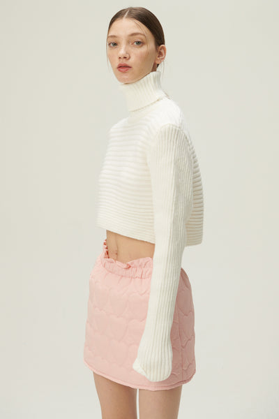 storets.com Hannah High Neck Ribbed Sweater
