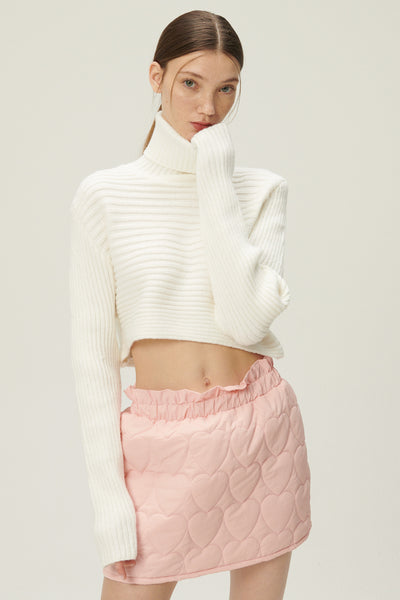 storets.com Hannah High Neck Ribbed Sweater