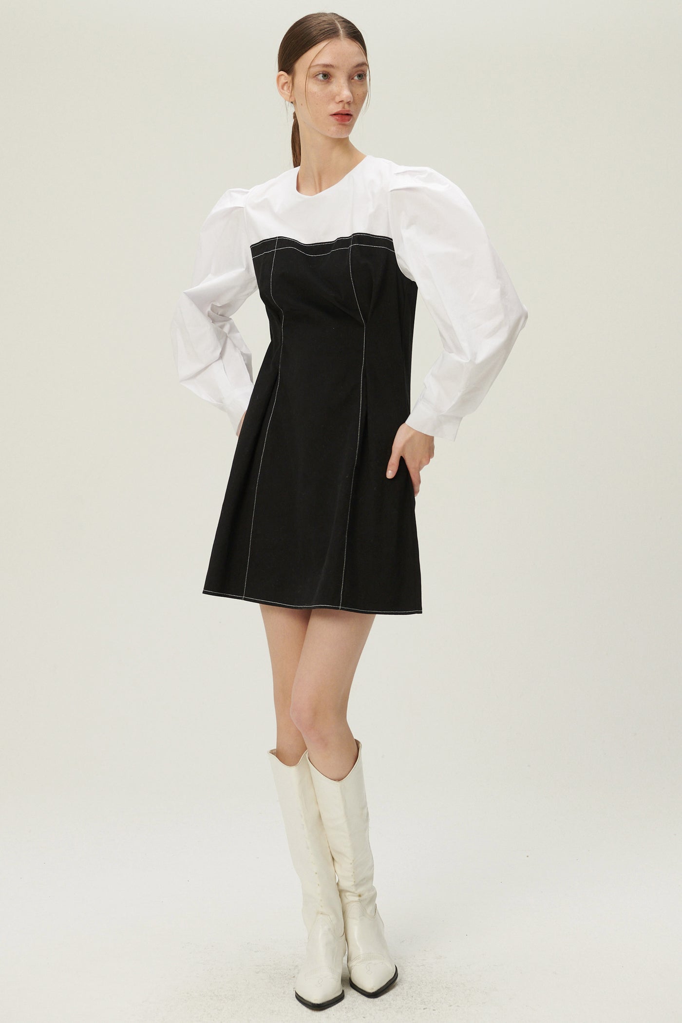 storets.com Avery Puff Sleeve Dress