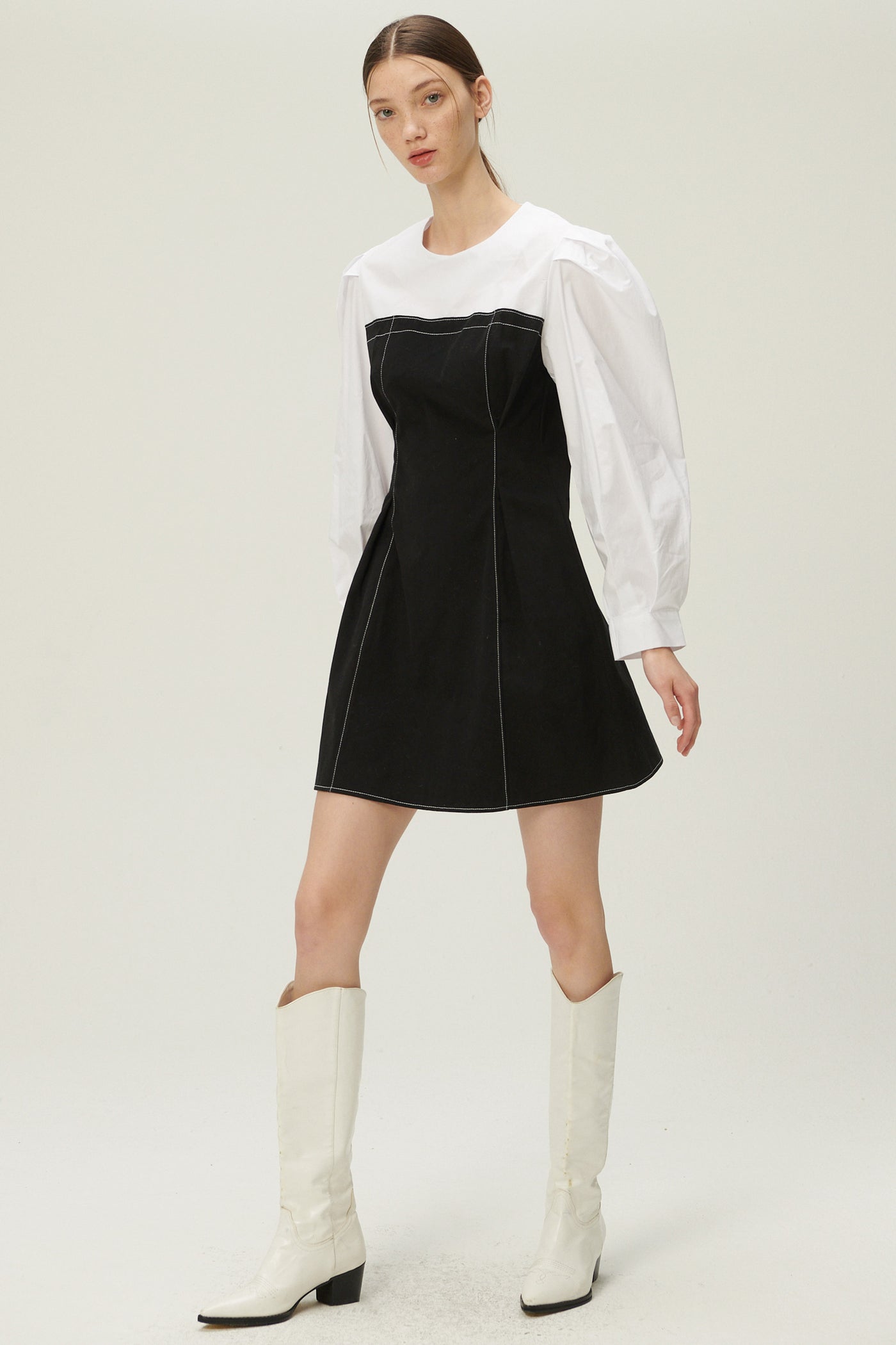 storets.com Avery Puff Sleeve Dress