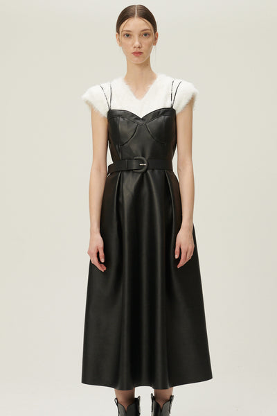 storets.com Belle Pleather Full Dress w/Belt