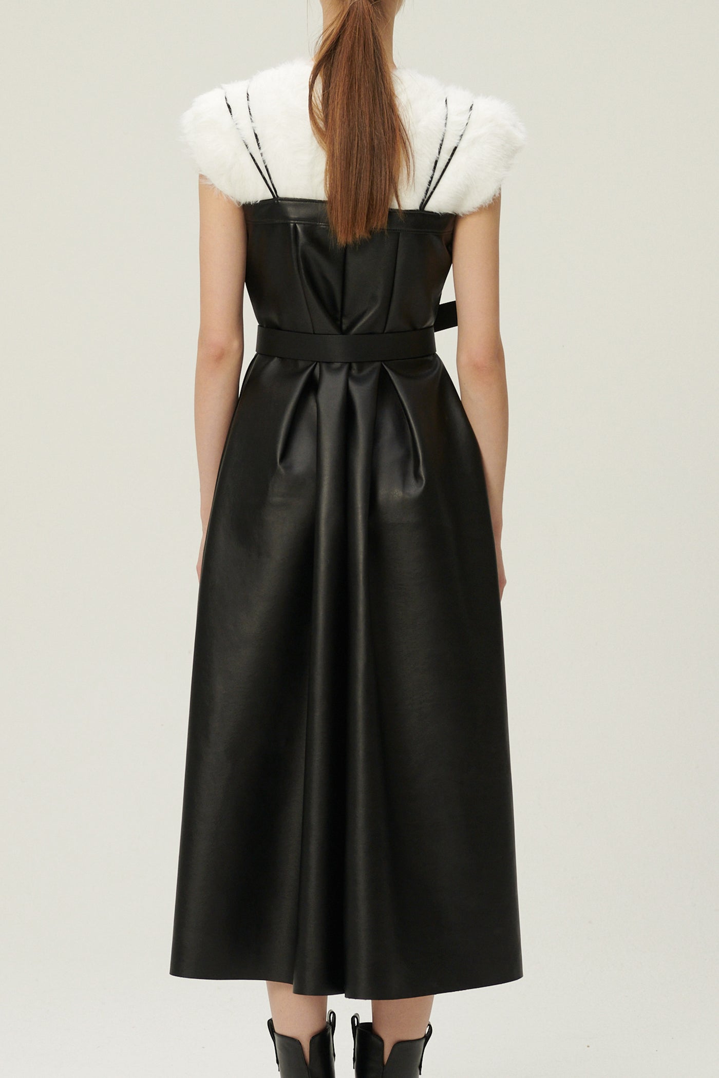 storets.com Belle Pleather Full Dress w/Belt