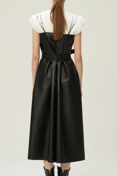 storets.com Belle Pleather Full Dress w/Belt