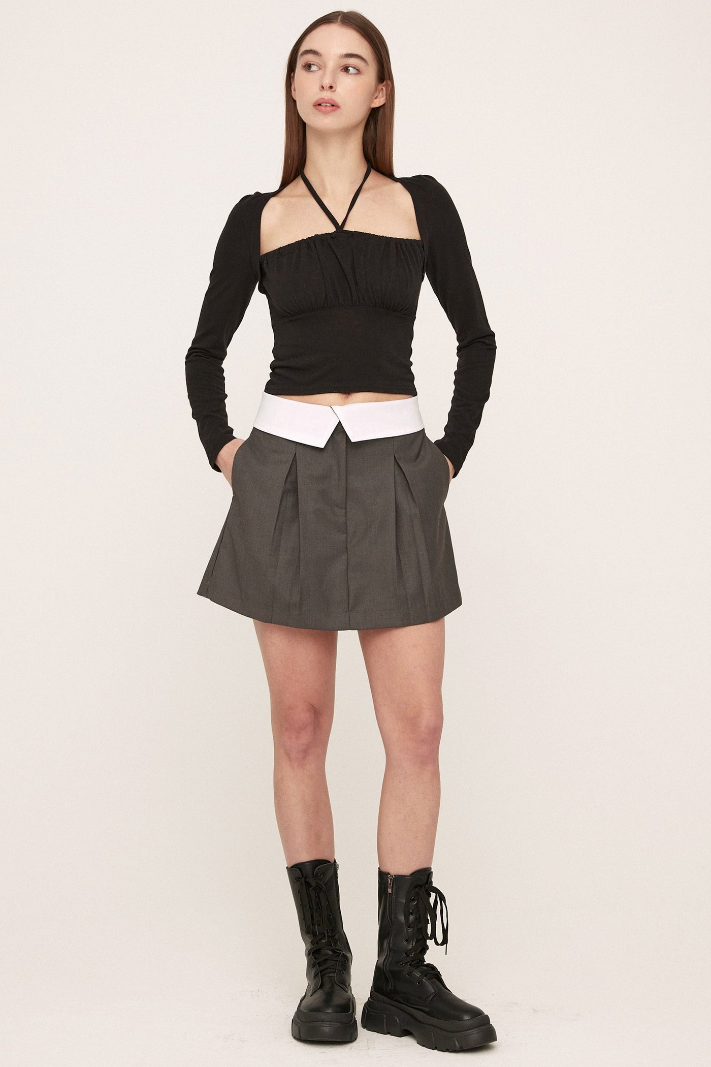 storets.com Fiona Fold Effect Skort