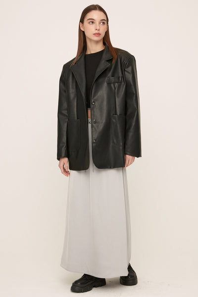storets.com Peyton Pleather Overfit Blazer