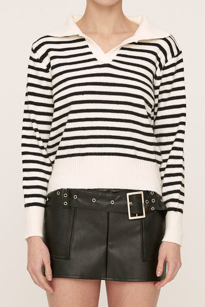storets.com Luna Striped Knitted Top