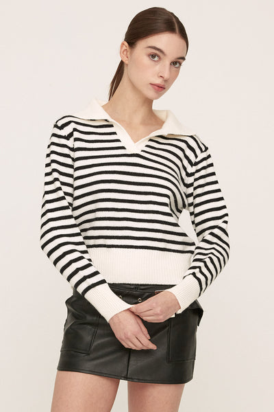 storets.com Luna Striped Knitted Top