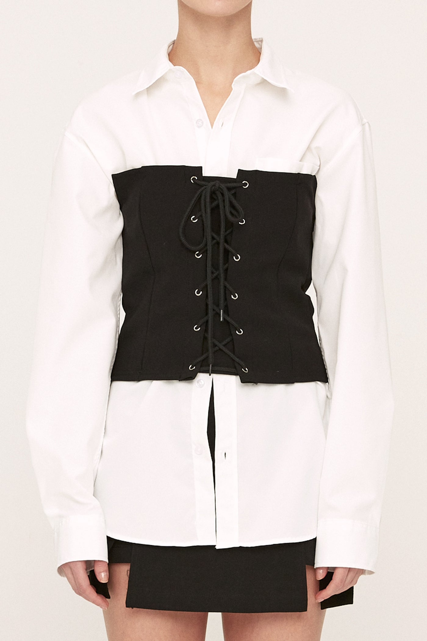 storets.com Nadia Lace-up Top