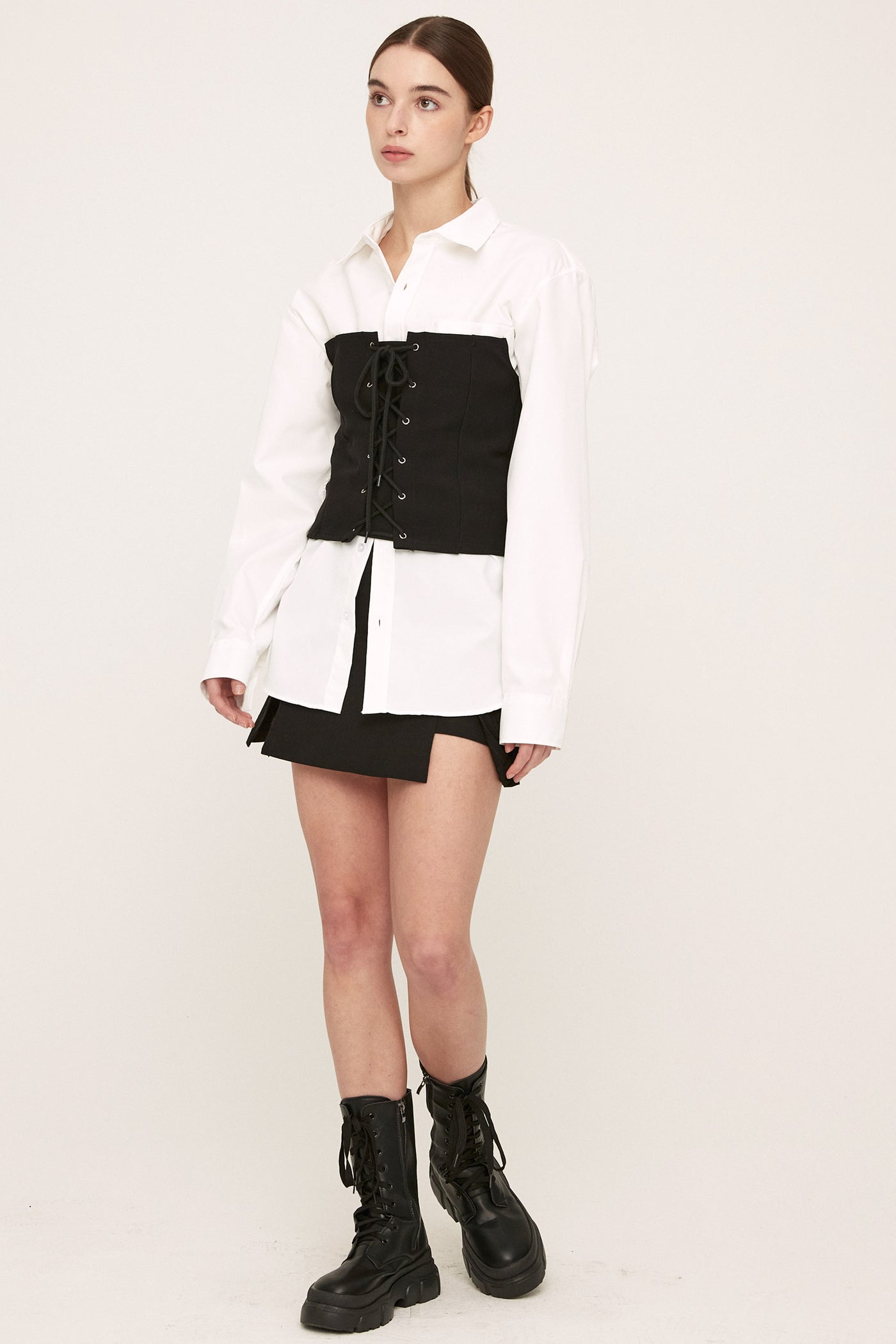 storets.com Nadia Lace-up Top