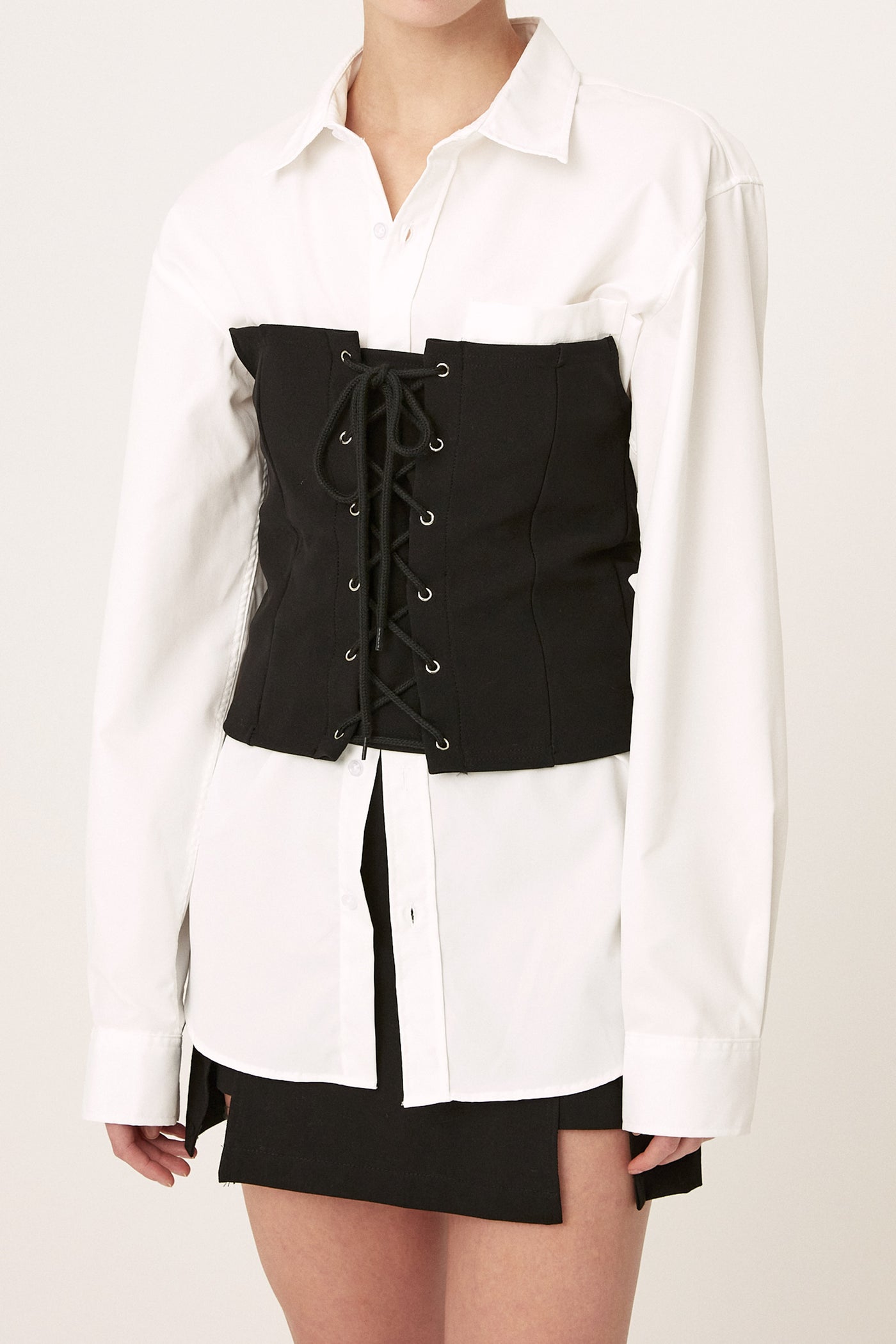 storets.com Nadia Lace-up Top