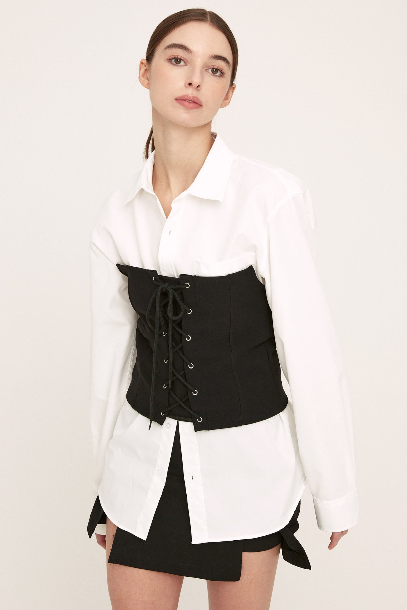 storets.com Nadia Lace-up Top