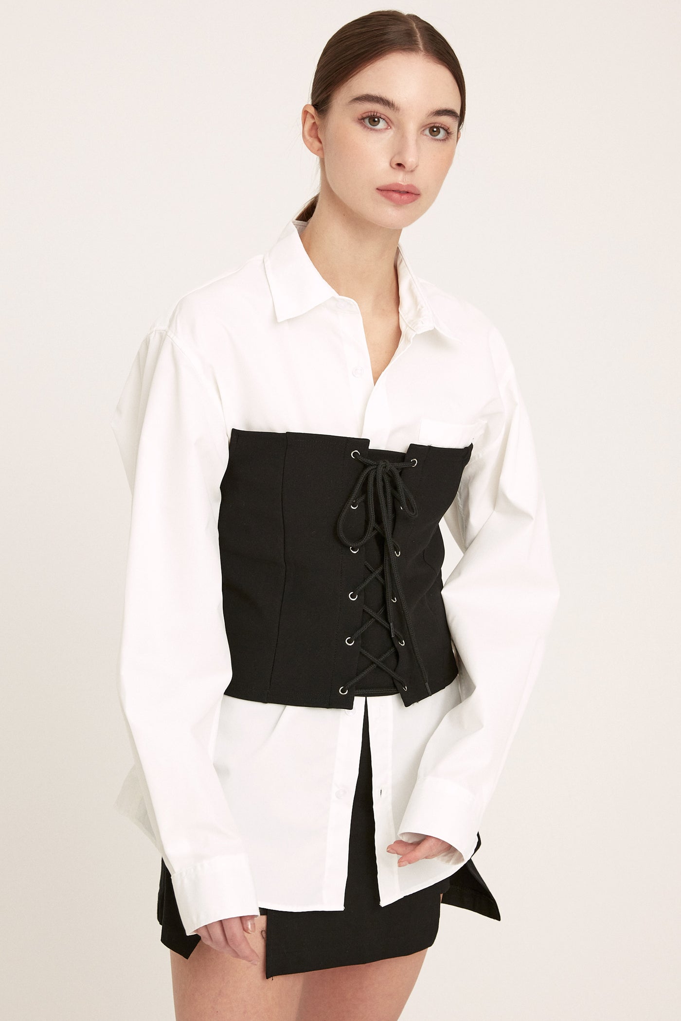 storets.com Nadia Lace-up Top