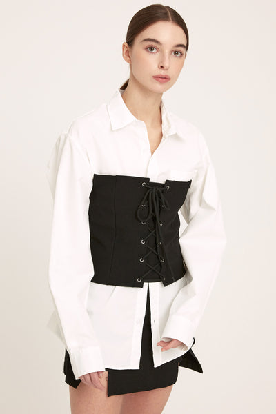 storets.com Nadia Lace-up Top