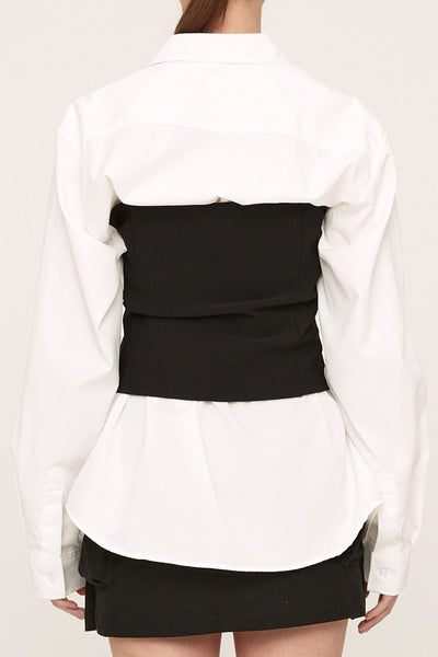 storets.com Nadia Lace-up Top