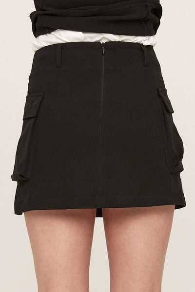 storets.com Arlie Front Slit Cargo Skirt