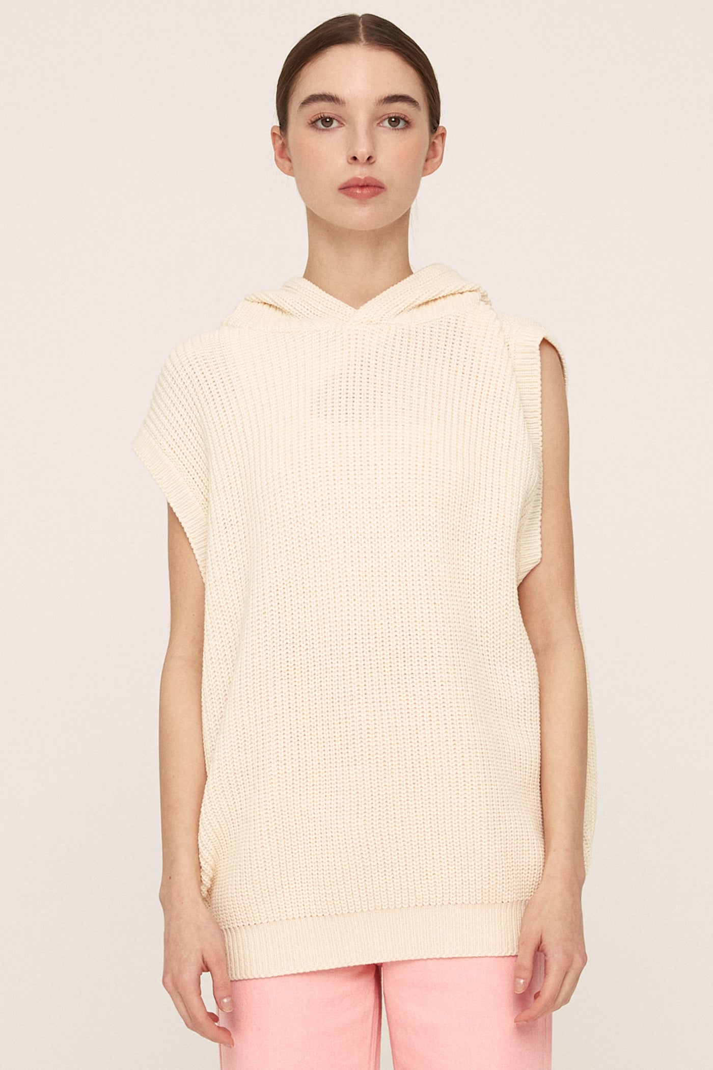 storets.com Rody Hooded Sleeveless Sweater