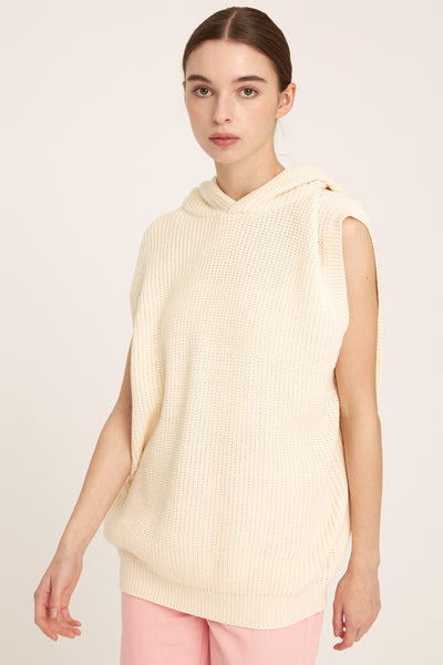 storets.com Rody Hooded Sleeveless Sweater