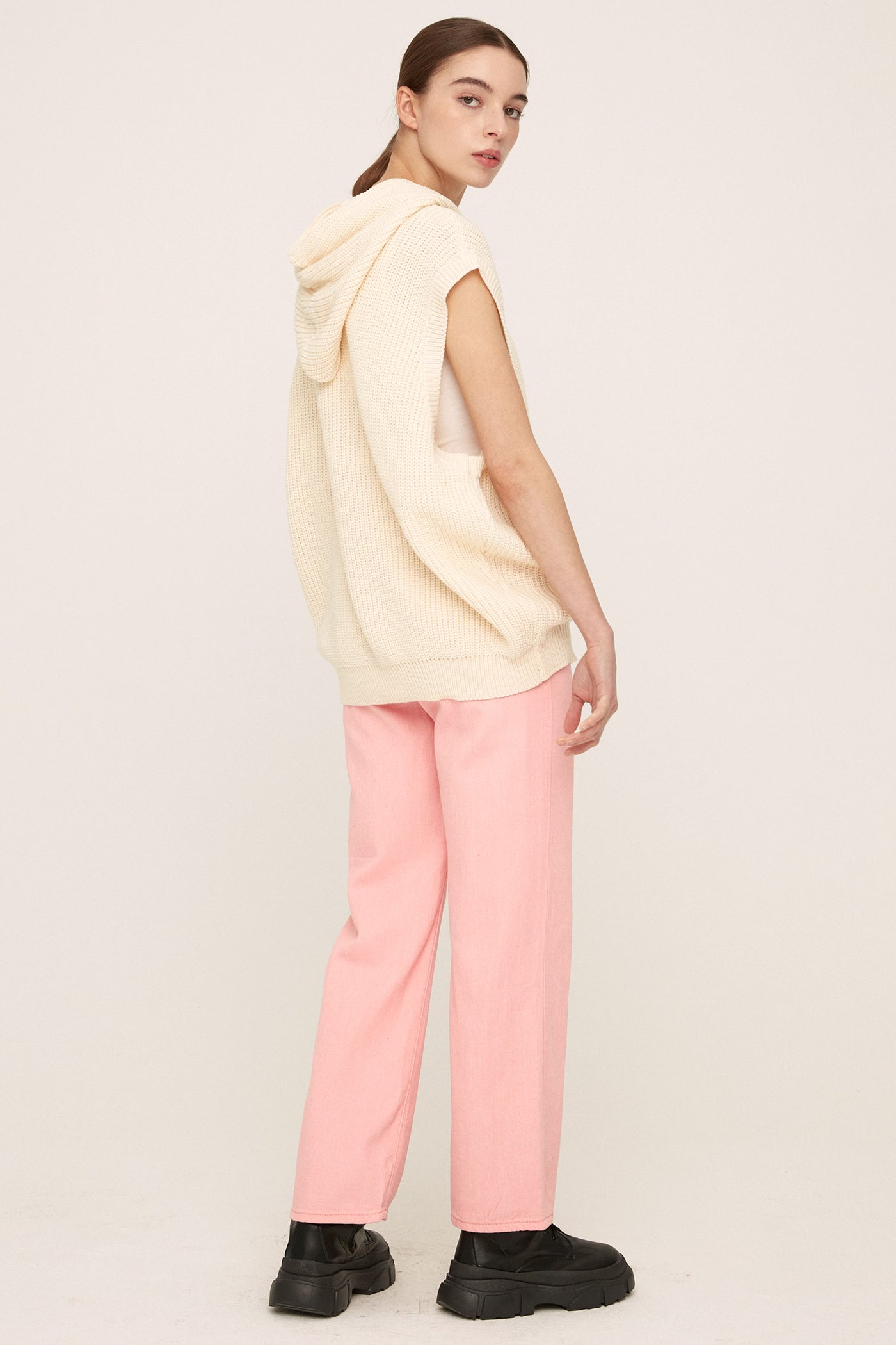 storets.com Rody Hooded Sleeveless Sweater