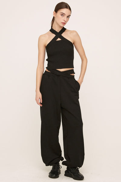 storets.com Adrina Cutout Jogger Pants