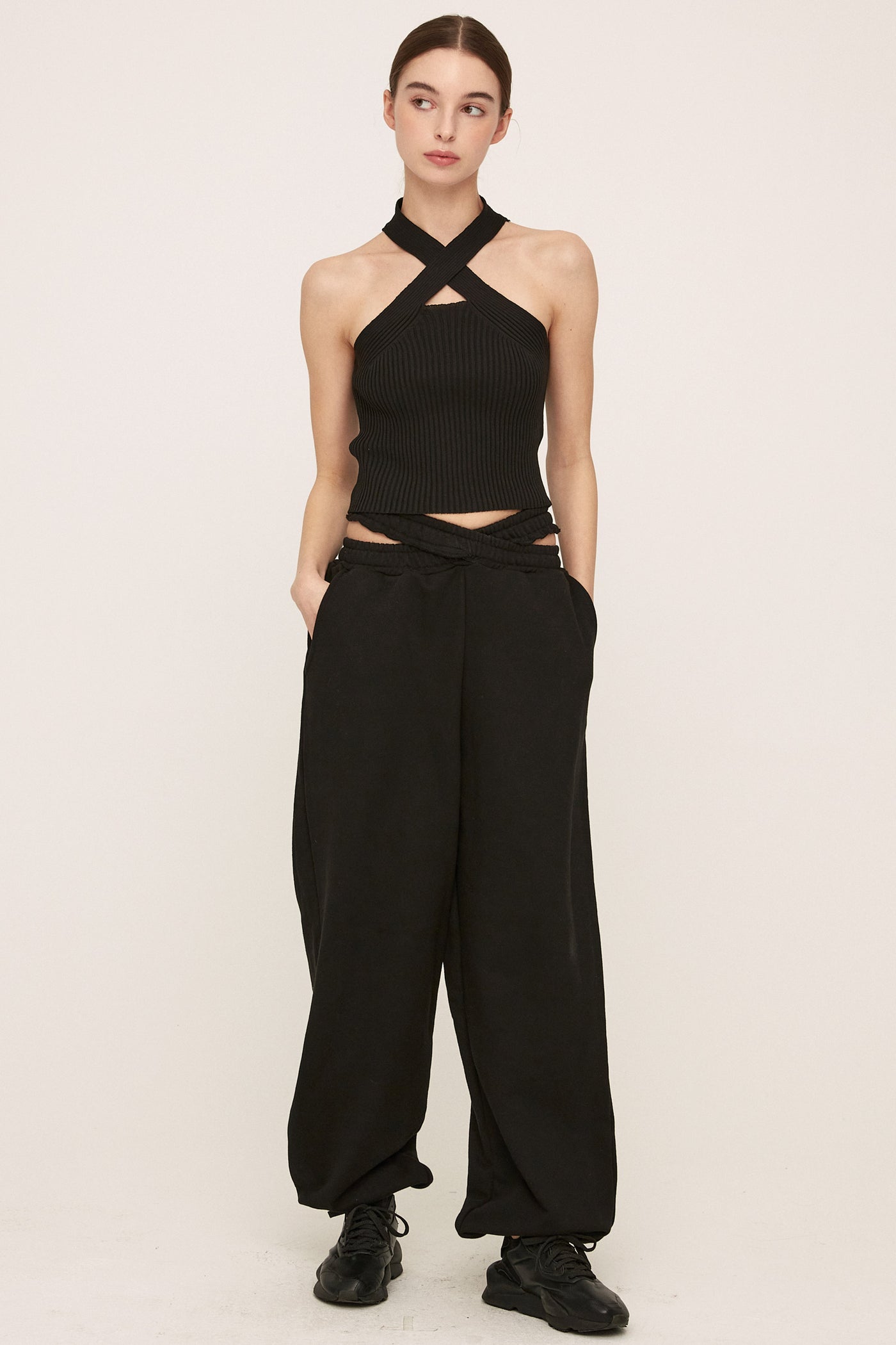 storets.com Adrina Cutout Jogger Pants