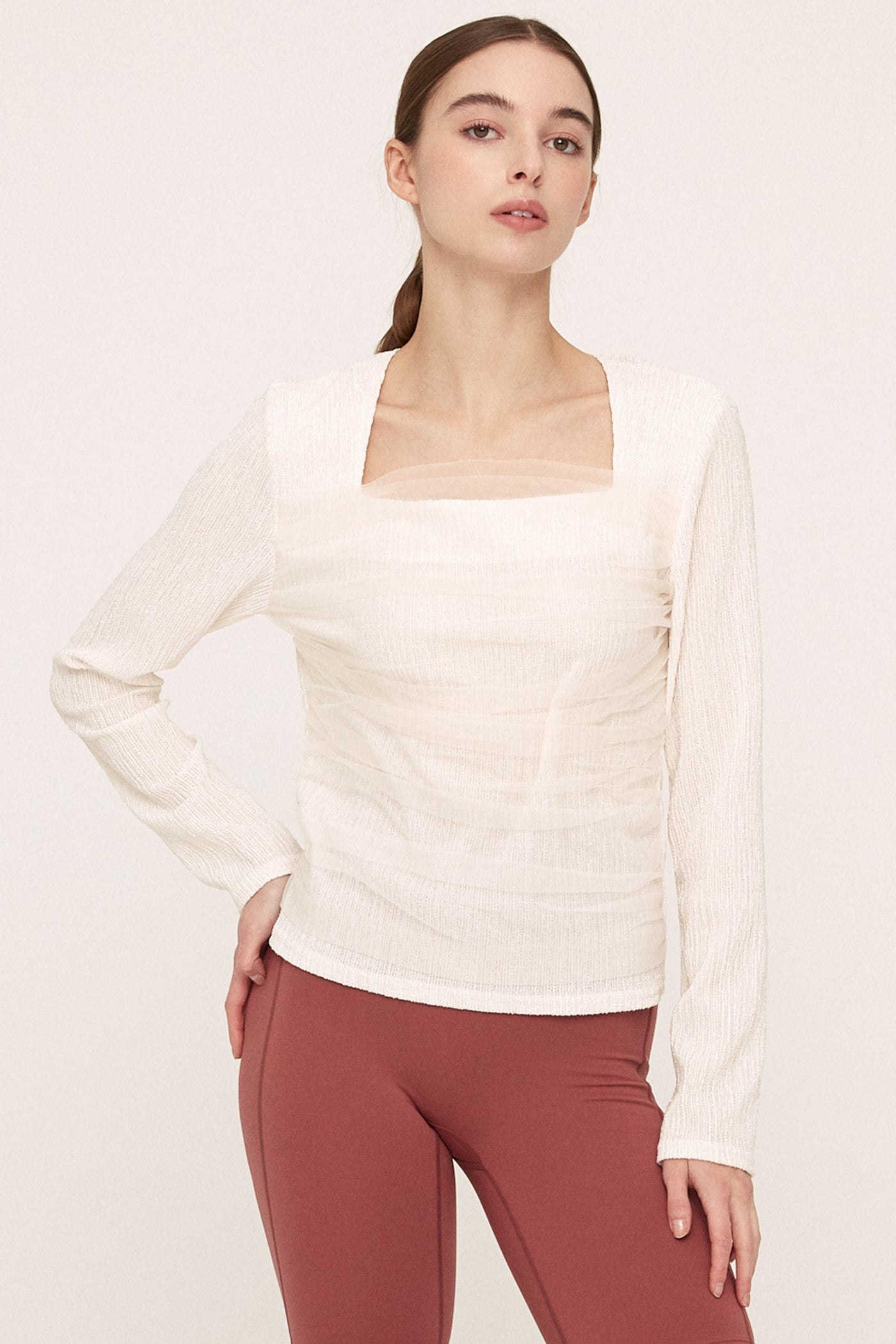 storets.com Whitney Mesh Layered Top