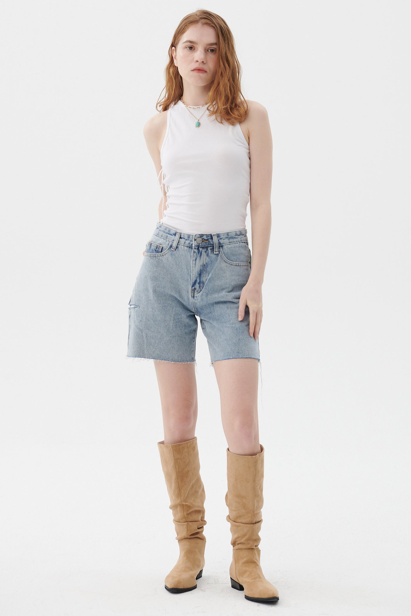 storets.com Eli Lace-up Tank Top