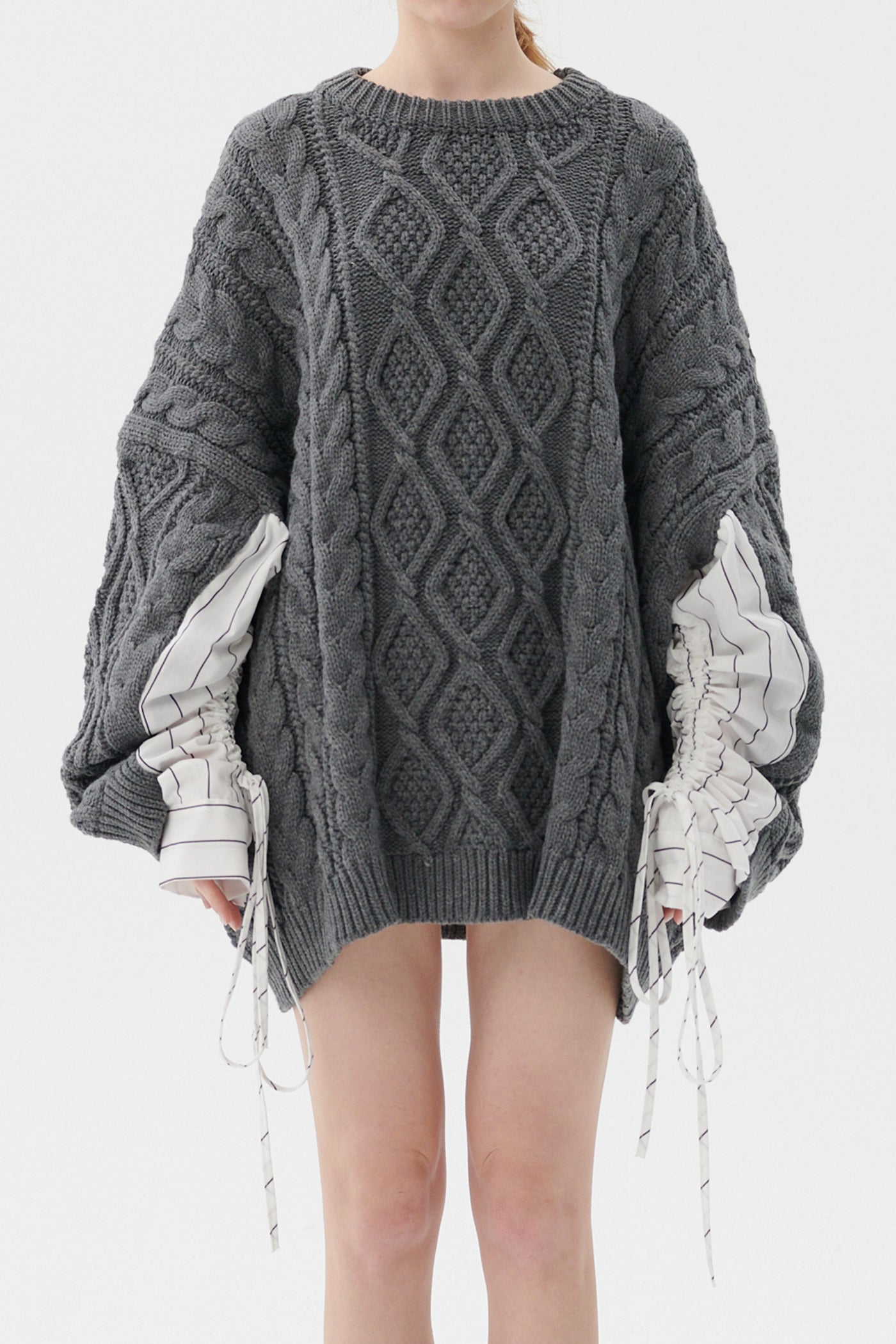 storets.com Sadie Shirt Combo Knit Pullover