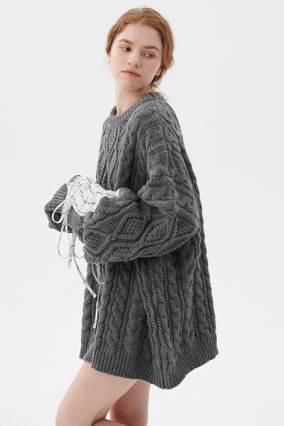 storets.com Sadie Shirt Combo Knit Pullover