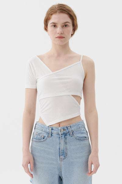 storets.com Raine Layered Cutout Top