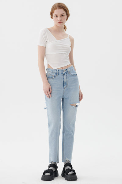 storets.com Raine Layered Cutout Top