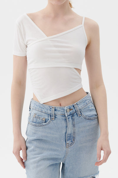 storets.com Raine Layered Cutout Top