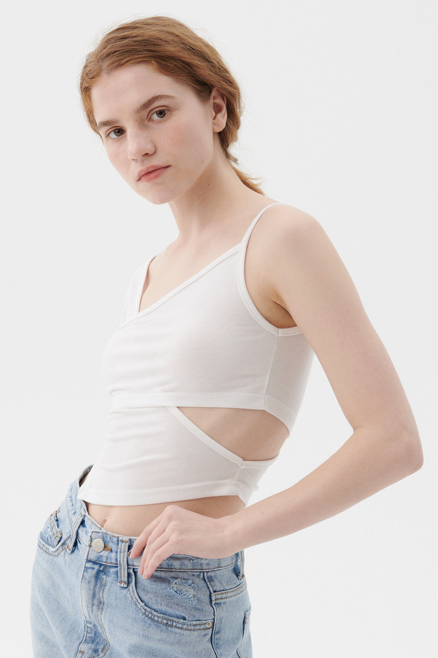 storets.com Raine Layered Cutout Top