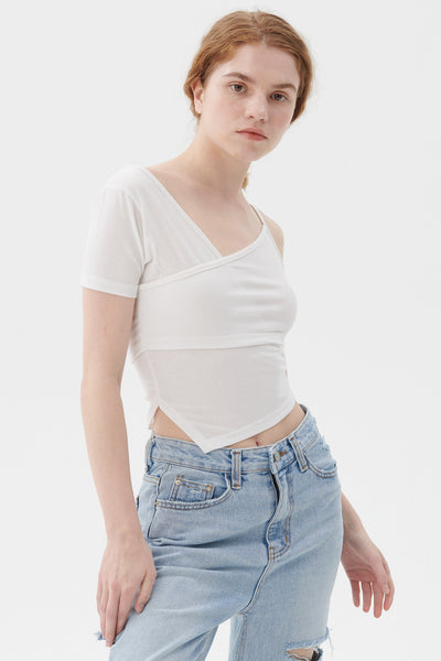 storets.com Raine Layered Cutout Top