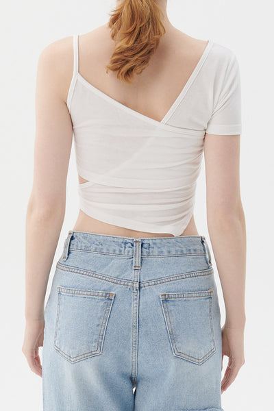 storets.com Raine Layered Cutout Top