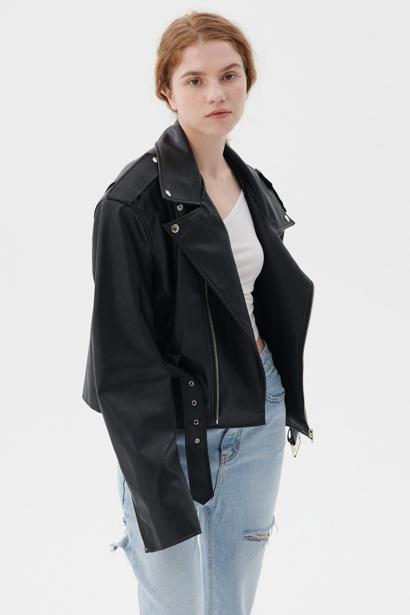 storets.com Megan Oversized Rider Jacket
