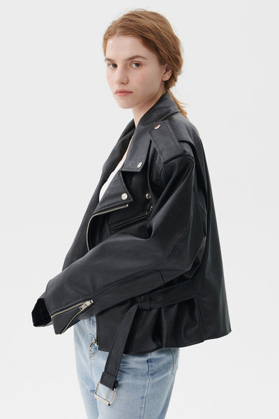 storets.com Megan Oversized Rider Jacket