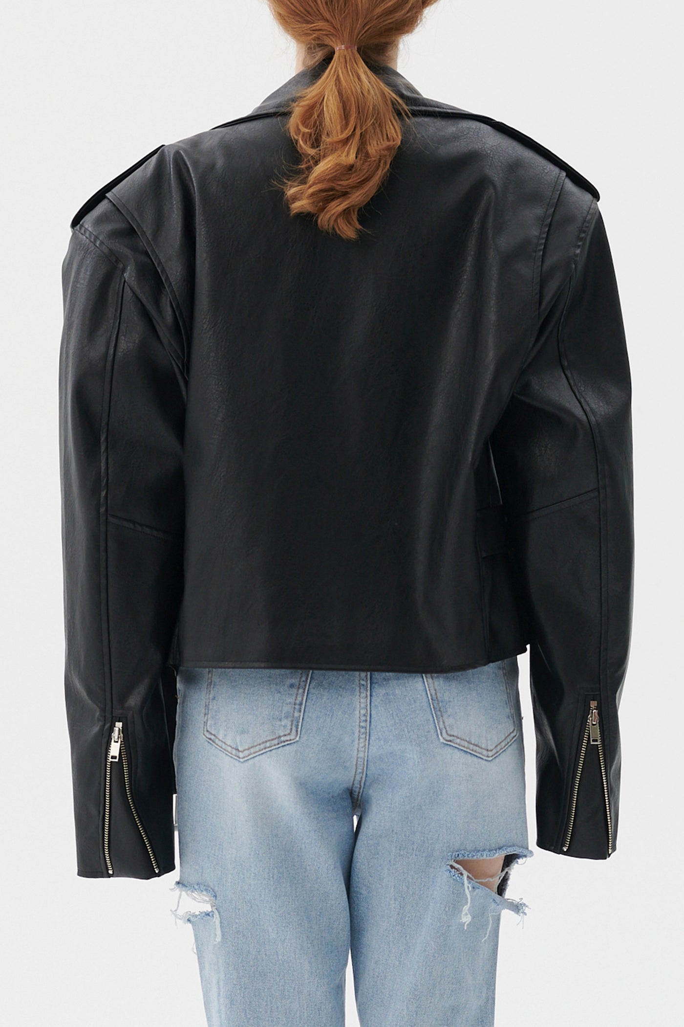 storets.com Megan Oversized Rider Jacket