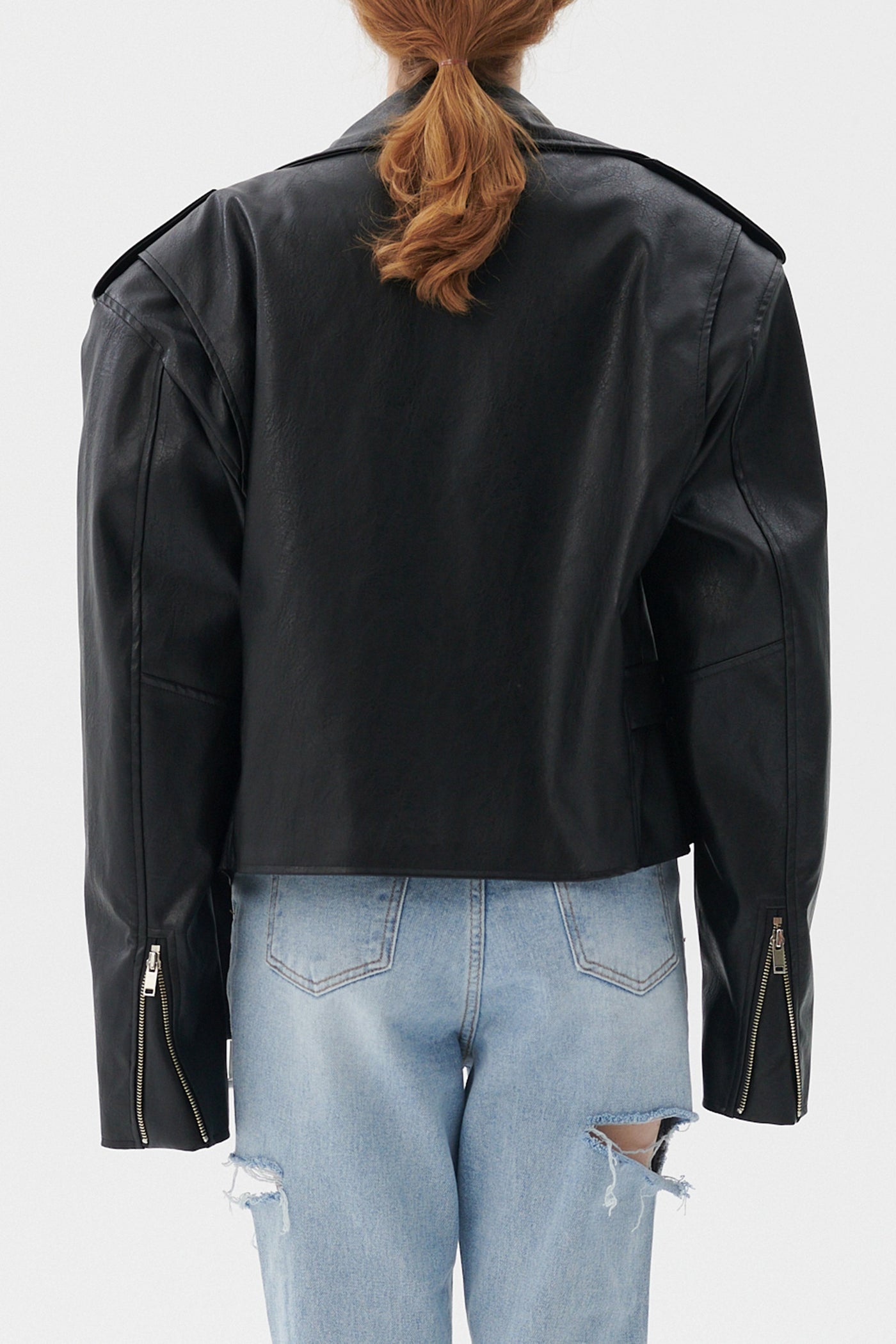 storets.com Megan Oversized Rider Jacket