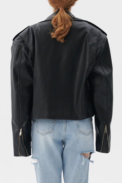 storets.com Megan Oversized Rider Jacket