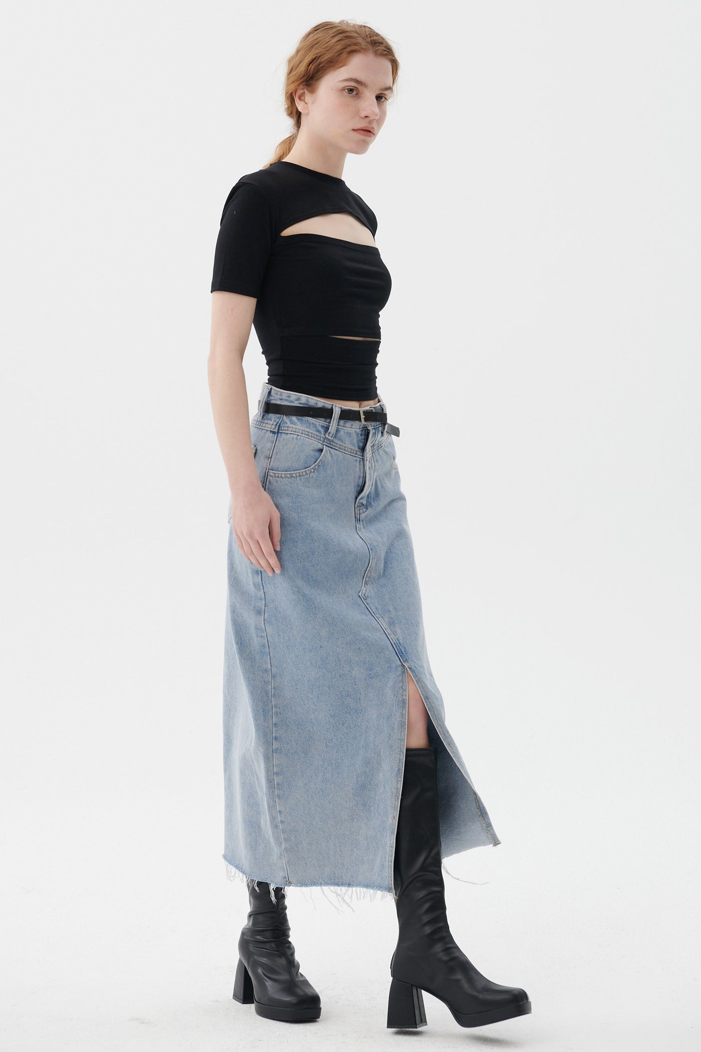 storets.com Peyton Denim Skirt
