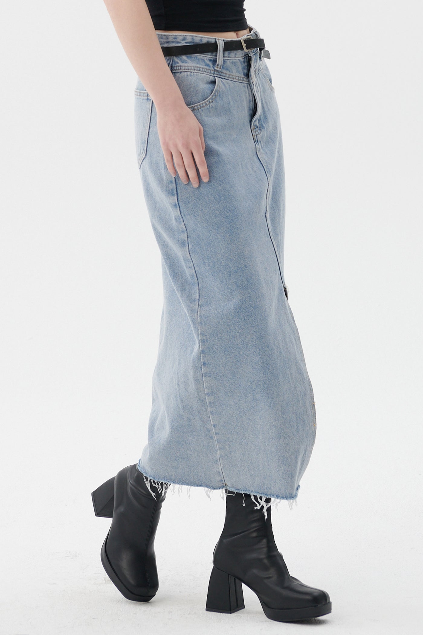 storets.com Peyton Denim Skirt