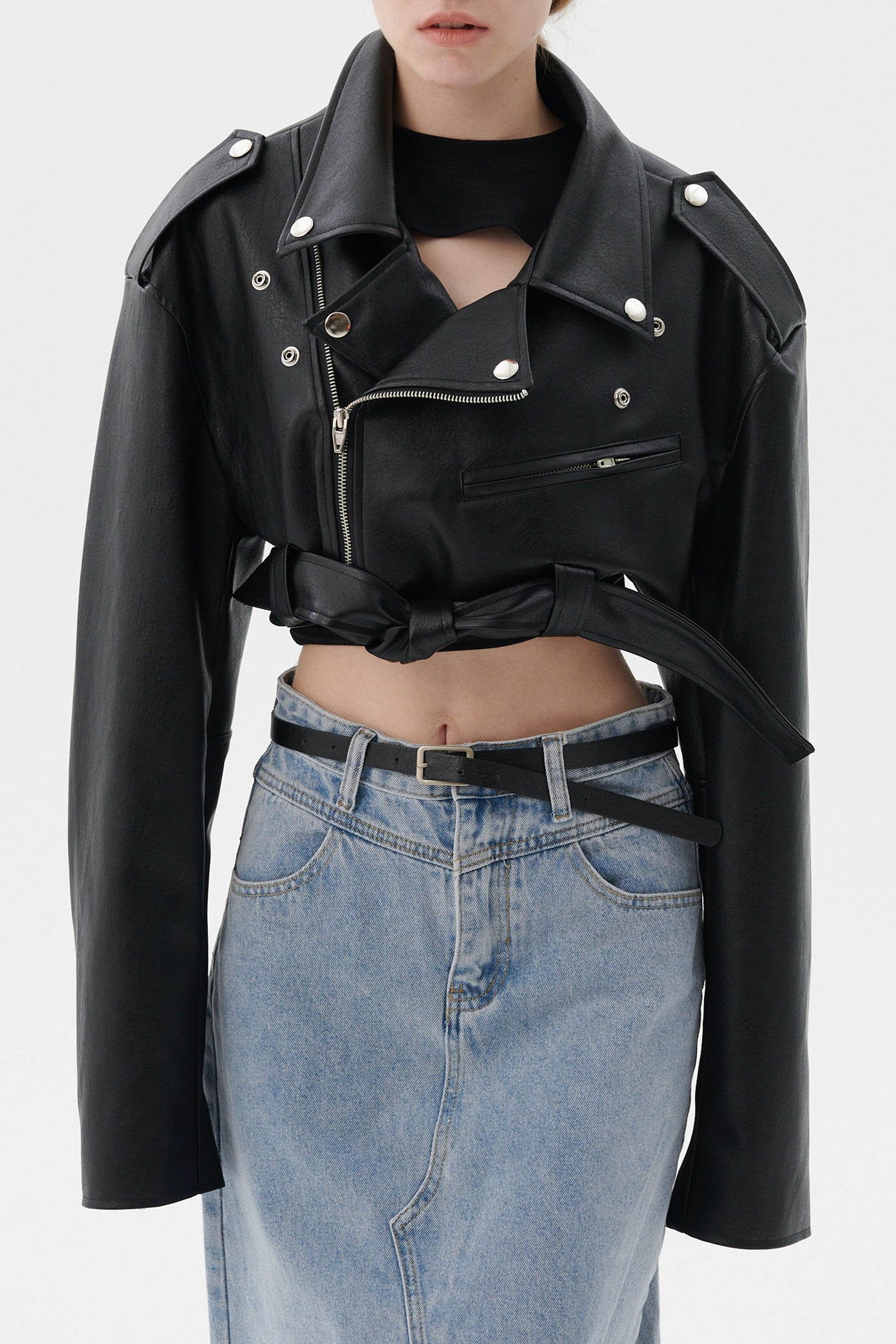 storets.com Emma Cropped Rider Jacket