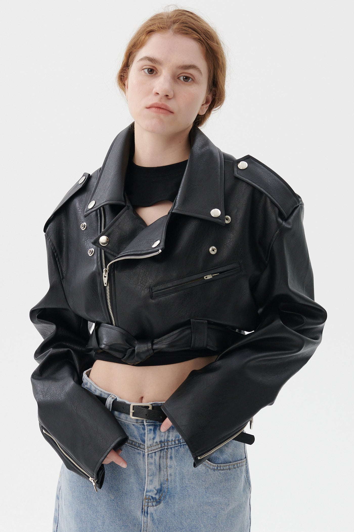 storets.com Emma Cropped Rider Jacket