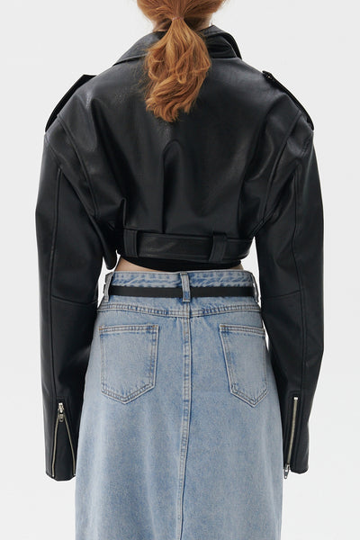 storets.com Emma Cropped Rider Jacket
