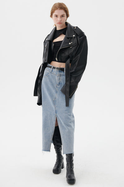 storets.com Emma Cropped Rider Jacket